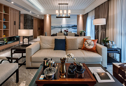 北京長(cháng)安太和中式風(fēng)格軟裝設計