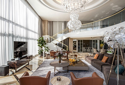 北京遠洋天著(zhù)春秋別墅裝修設計