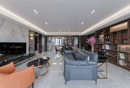 北京華潤·萬(wàn)橡府輕奢風(fēng)格別墅裝修設計