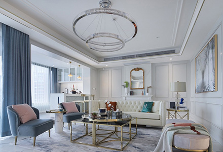 北京鴻坤·花語(yǔ)墅法式風(fēng)格軟裝設計
