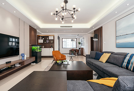 北京澤信公館現代風(fēng)格軟裝設計