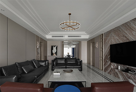 北京燕西華府輕奢風(fēng)格軟裝設計